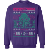 Sweatshirts Purple / S Cthulhu Awakens Ugly Sweater Crewneck Sweatshirt