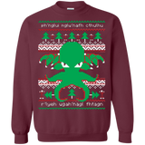 Sweatshirts Maroon / Small Cthulhu Cultist Christmas Crewneck Sweatshirt