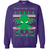 Sweatshirts Purple / Small Cthulhu Cultist Christmas Crewneck Sweatshirt