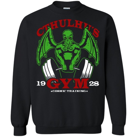 Sweatshirts Black / Small Cthulhu Gym Crewneck Sweatshirt