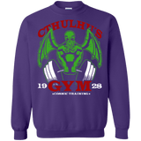 Sweatshirts Purple / Small Cthulhu Gym Crewneck Sweatshirt