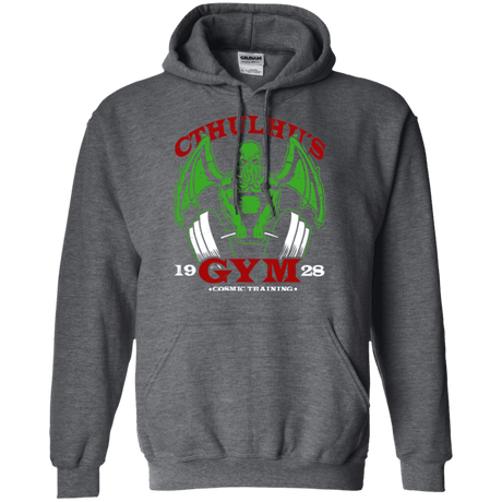 Sweatshirts Dark Heather / Small Cthulhu Gym Pullover Hoodie