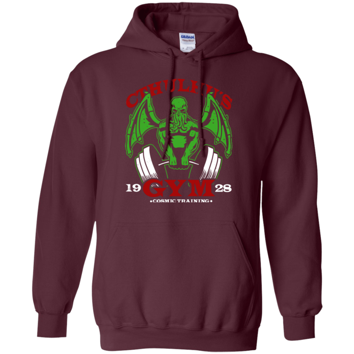 Sweatshirts Maroon / Small Cthulhu Gym Pullover Hoodie