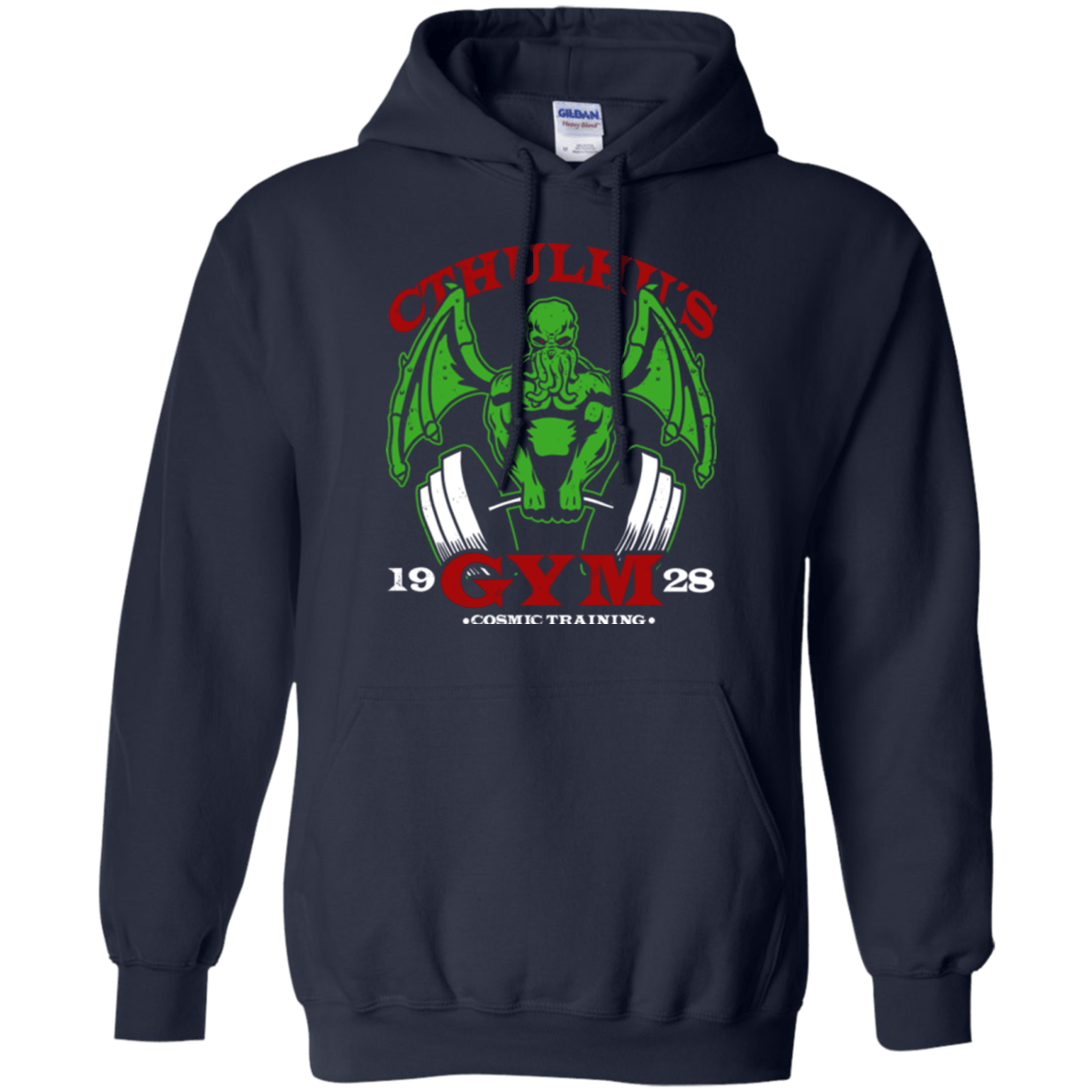 Sweatshirts Navy / Small Cthulhu Gym Pullover Hoodie