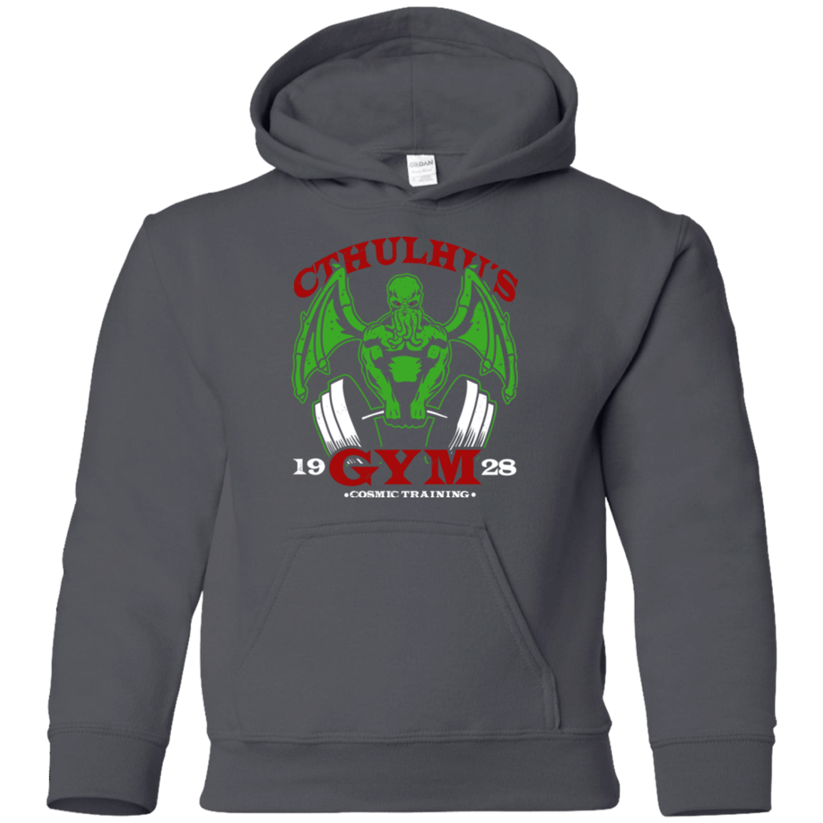 Sweatshirts Charcoal / YS Cthulhu Gym Youth Hoodie
