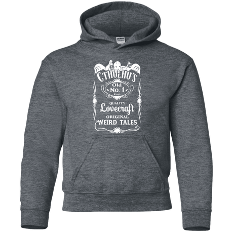 Sweatshirts Dark Heather / YS Cthulhu's Youth Hoodie