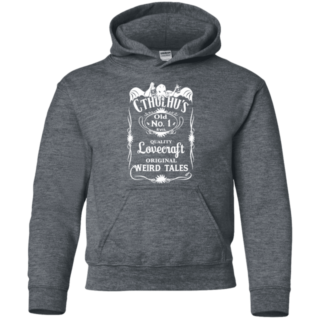 Sweatshirts Dark Heather / YS Cthulhu's Youth Hoodie