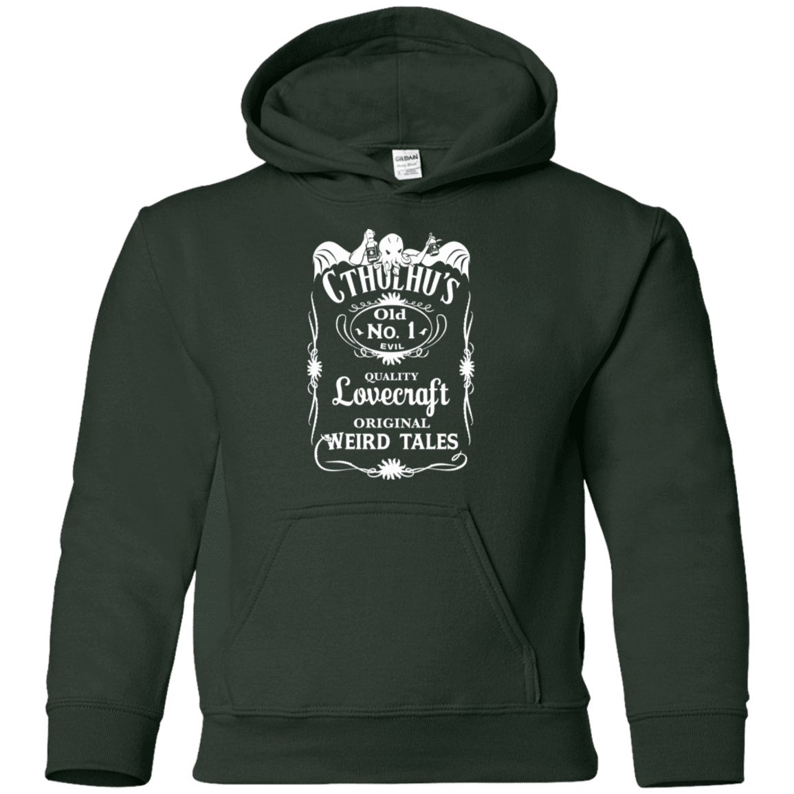 Sweatshirts Forest Green / YS Cthulhu's Youth Hoodie