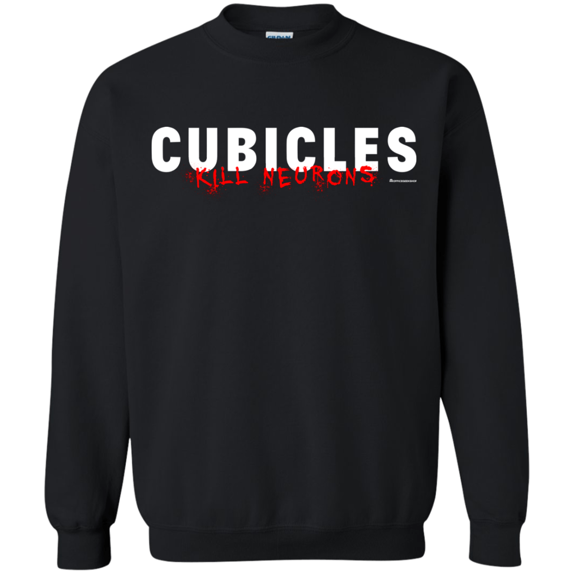 Sweatshirts Black / Small Cubicles Kill Neurons Crewneck Sweatshirt