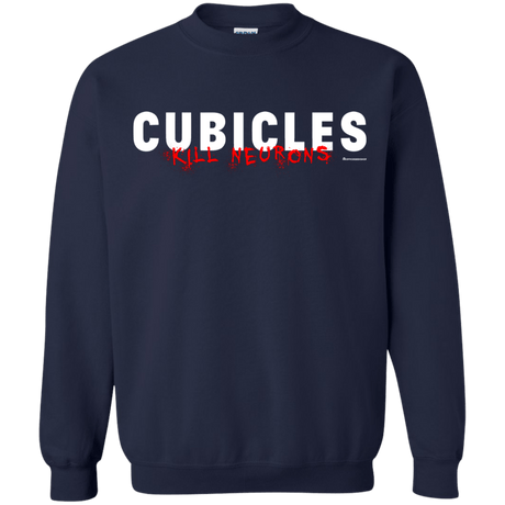 Sweatshirts Navy / Small Cubicles Kill Neurons Crewneck Sweatshirt