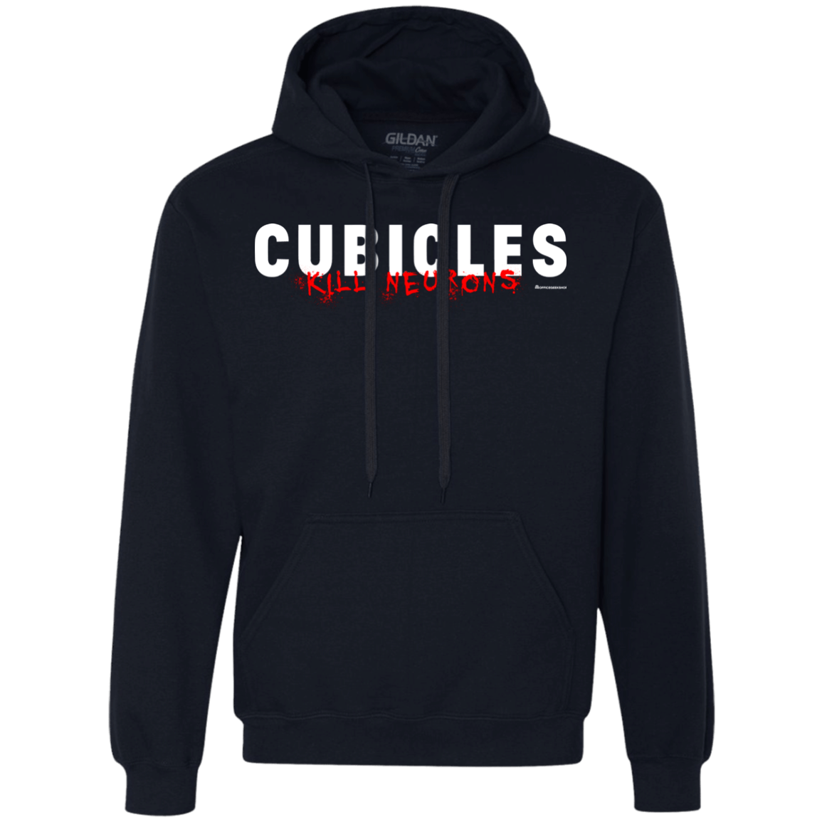Sweatshirts Navy / Small Cubicles Kill Neurons Premium Fleece Hoodie