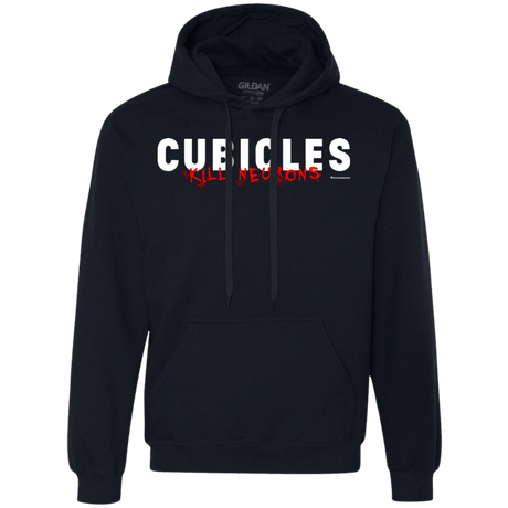 Sweatshirts Navy / Small Cubicles Kill Neurons Premium Fleece Hoodie