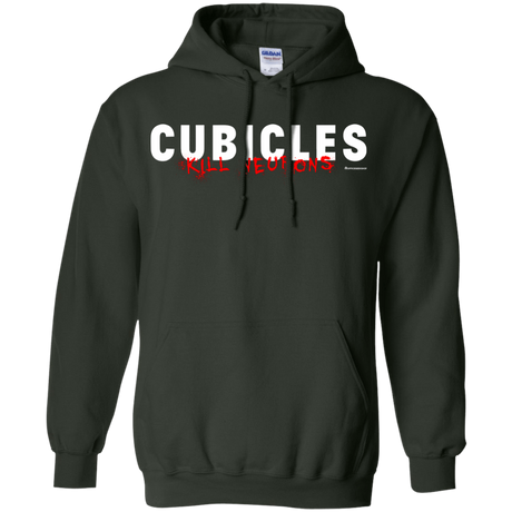 Sweatshirts Forest Green / Small Cubicles Kill Neurons Pullover Hoodie