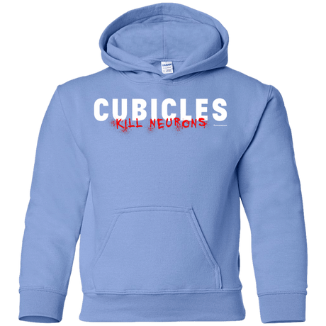 Sweatshirts Carolina Blue / YS Cubicles Kill Neurons Youth Hoodie