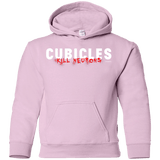 Sweatshirts Light Pink / YS Cubicles Kill Neurons Youth Hoodie