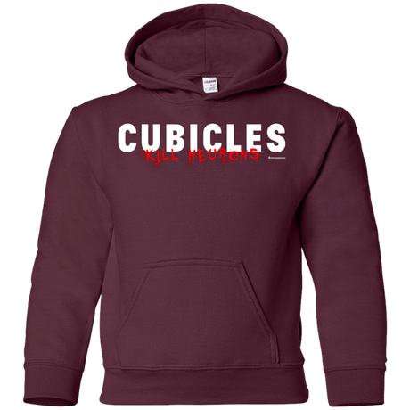 Sweatshirts Maroon / YS Cubicles Kill Neurons Youth Hoodie