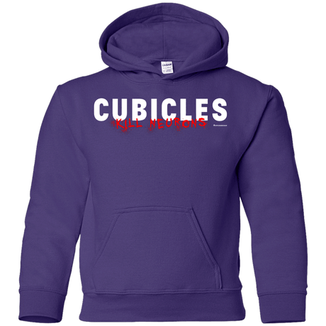 Sweatshirts Purple / YS Cubicles Kill Neurons Youth Hoodie