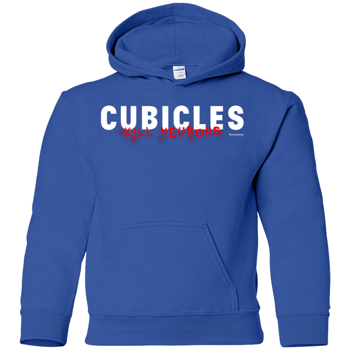 Sweatshirts Royal / YS Cubicles Kill Neurons Youth Hoodie