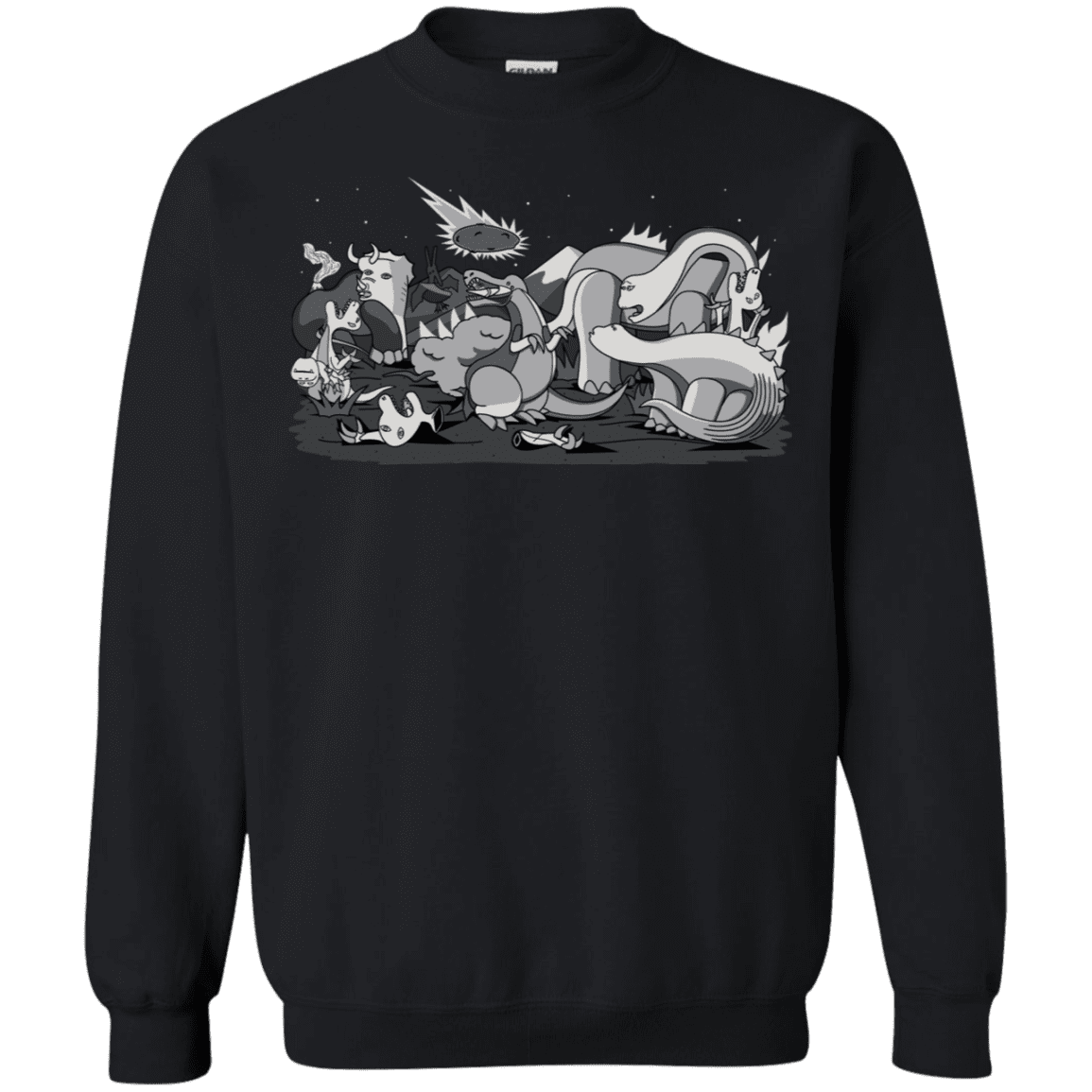 Sweatshirts Black / S Cubistextinction Crewneck Sweatshirt