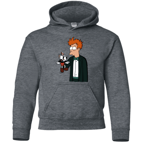 Sweatshirts Dark Heather / YS Cup 101 Youth Hoodie