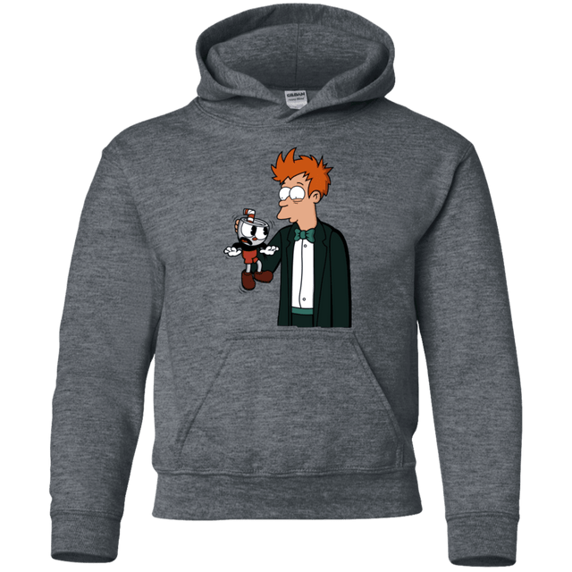 Sweatshirts Dark Heather / YS Cup 101 Youth Hoodie