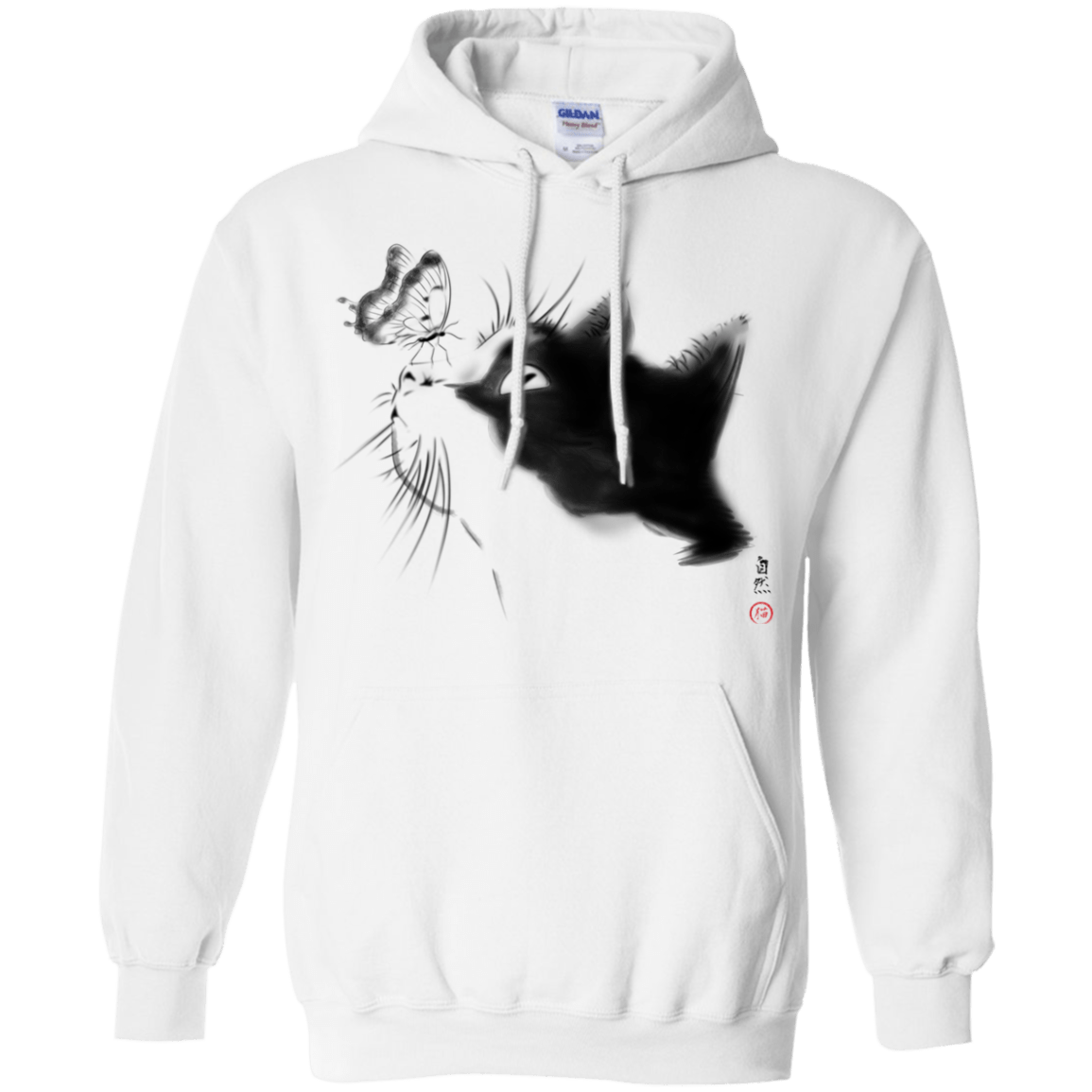 Sweatshirts White / S Curious Cat Pullover Hoodie