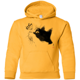 Sweatshirts Gold / YS Curious Cat Youth Hoodie