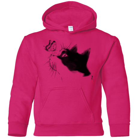 Sweatshirts Heliconia / YS Curious Cat Youth Hoodie