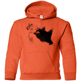 Sweatshirts Orange / YS Curious Cat Youth Hoodie