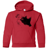 Sweatshirts Red / YS Curious Cat Youth Hoodie