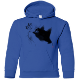 Sweatshirts Royal / YS Curious Cat Youth Hoodie