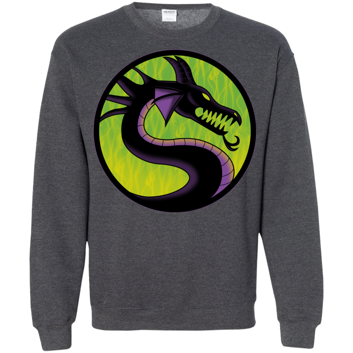 Sweatshirts Dark Heather / S Cursed Kombat Crewneck Sweatshirt