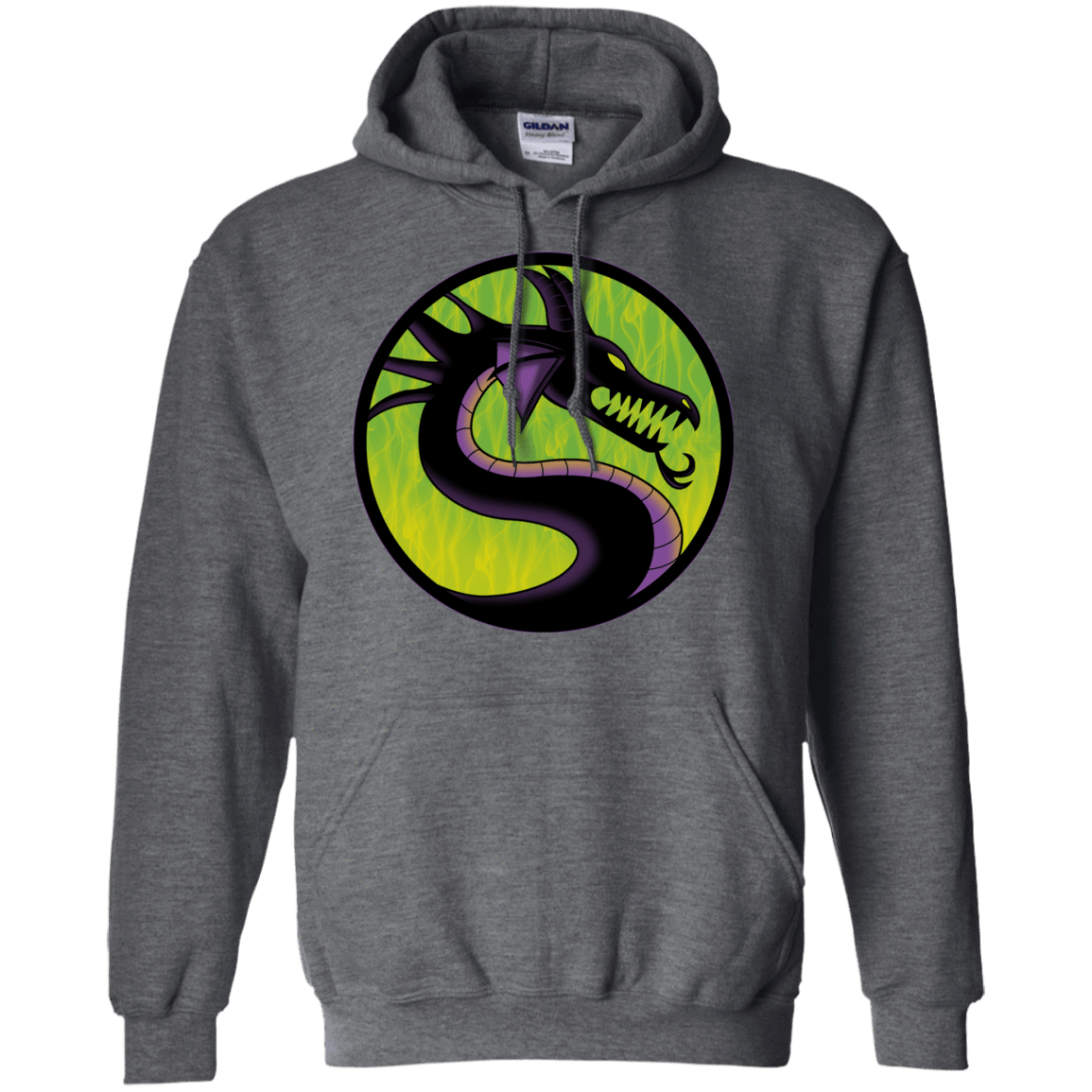 Sweatshirts Dark Heather / S Cursed Kombat Pullover Hoodie