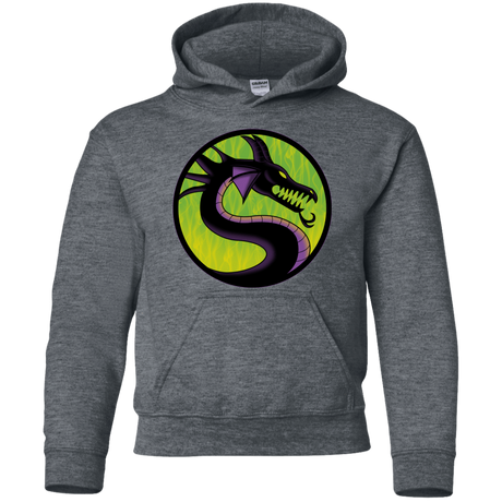 Sweatshirts Dark Heather / YS Cursed Kombat Youth Hoodie