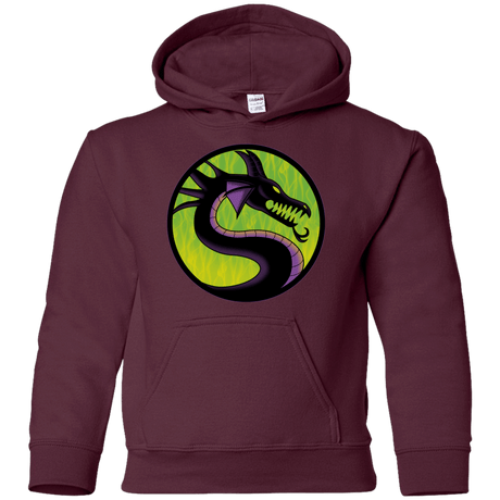Sweatshirts Maroon / YS Cursed Kombat Youth Hoodie
