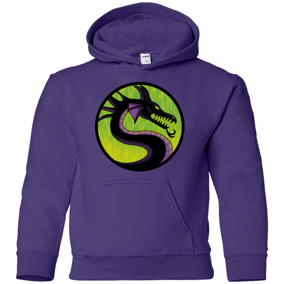 Sweatshirts Purple / YS Cursed Kombat Youth Hoodie