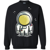 Sweatshirts Black / S Cute Astronaut Crewneck Sweatshirt