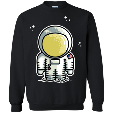 Sweatshirts Black / S Cute Astronaut Crewneck Sweatshirt