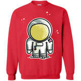 Sweatshirts Red / S Cute Astronaut Crewneck Sweatshirt