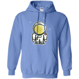 Sweatshirts Carolina Blue / S Cute Astronaut Pullover Hoodie