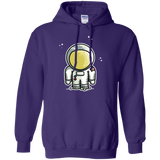 Sweatshirts Purple / S Cute Astronaut Pullover Hoodie