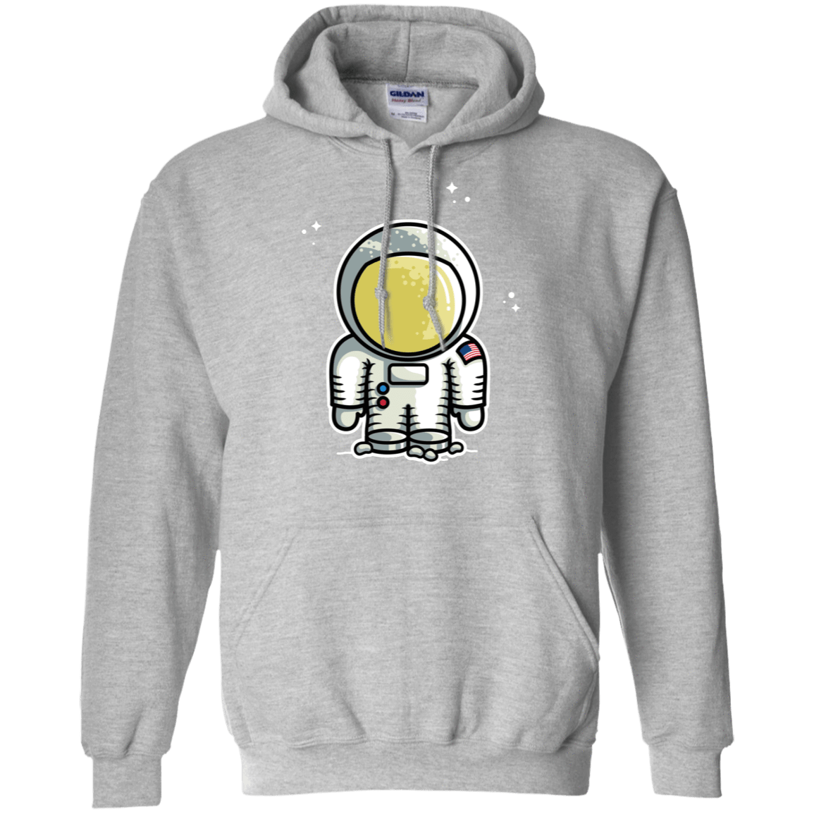 Sweatshirts Sport Grey / S Cute Astronaut Pullover Hoodie