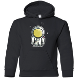 Sweatshirts Black / YS Cute Astronaut Youth Hoodie