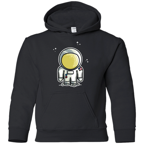 Sweatshirts Black / YS Cute Astronaut Youth Hoodie