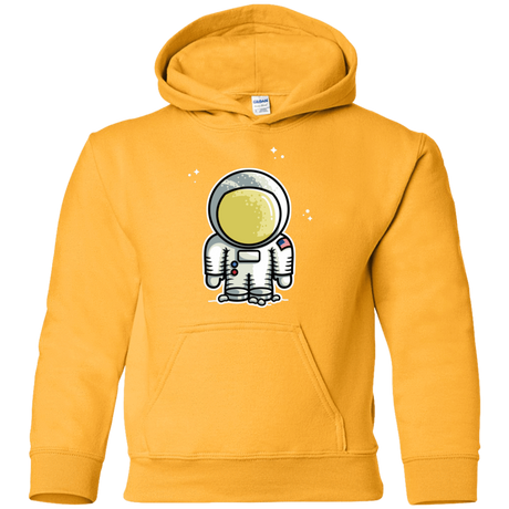 Sweatshirts Gold / YS Cute Astronaut Youth Hoodie