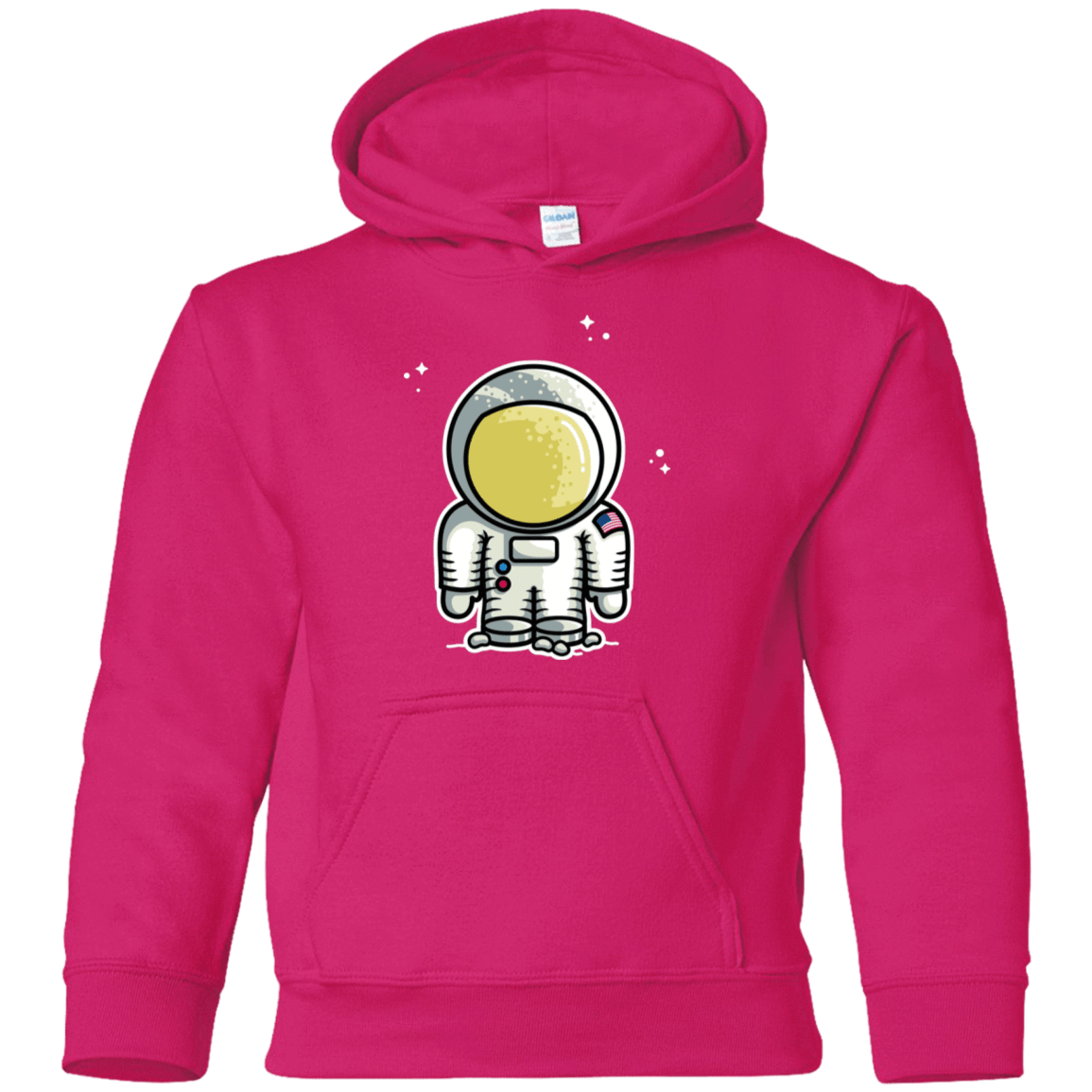 Sweatshirts Heliconia / YS Cute Astronaut Youth Hoodie