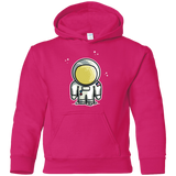 Sweatshirts Heliconia / YS Cute Astronaut Youth Hoodie