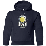 Sweatshirts Navy / YS Cute Astronaut Youth Hoodie