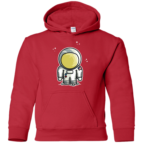 Sweatshirts Red / YS Cute Astronaut Youth Hoodie