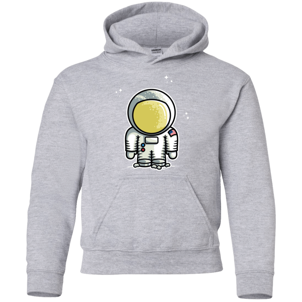 Sweatshirts Sport Grey / YS Cute Astronaut Youth Hoodie